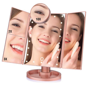 Bold Skincare 22 LED Vanity Folding Makeup Mirror Light
