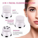 Bold Skincare Electric Facial Cleansing Brush: 4 in 1 Brush Heads