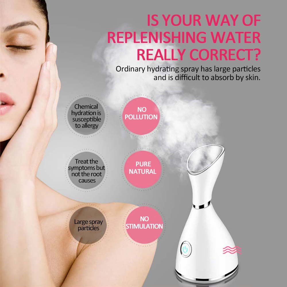 Bold Skincare Nano Ionic Facial Steamer For Deep Facial Cleaning And Pore Cleansing